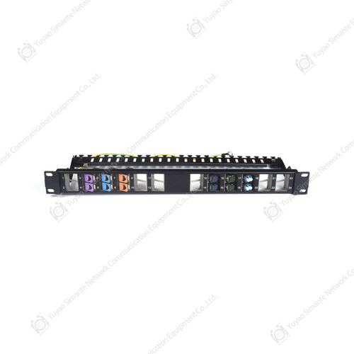 SMT-2052-24P-FTP 24 Port Blank Angled Keystone Shielded Patch Panel