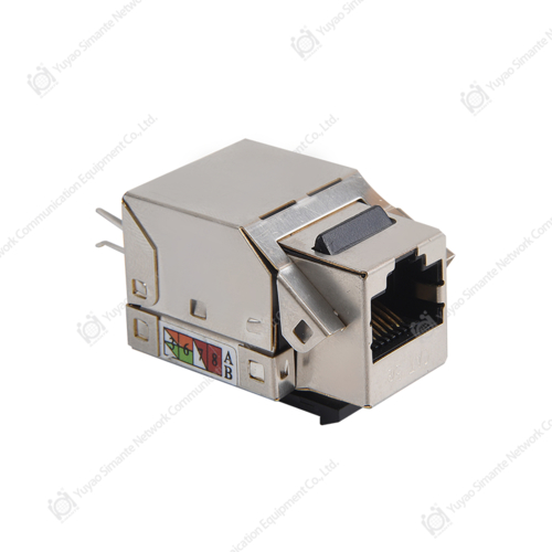 SMT-1013H8C6-FTP Shielded 90 Degree CAT6 Keystone Jack 110 IDC