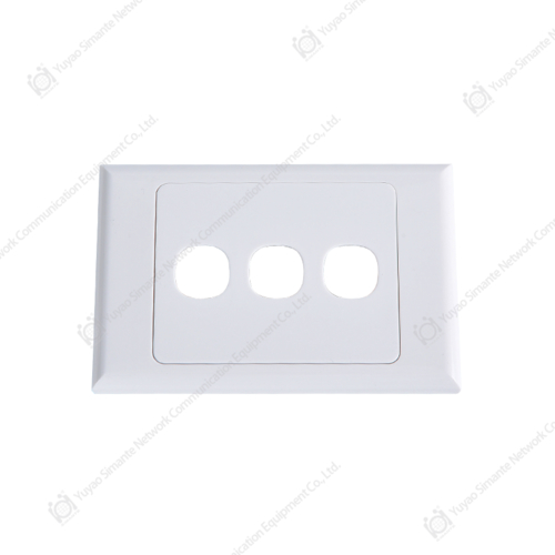 SMT-4304-120-3P Australia Faceplate With Three Ports