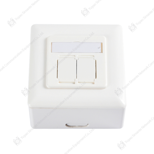 SMT-4309-80F-HC6 CAT6 FTP Wall Outlet,Horizontal Insertion